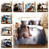 Deluxe Family 3D Sexy Beauty Print Bedding Set Bikini Pattern Quilt Cover and Pillow Case Single Double Bed Full Size Bedroom Bedding Decoration