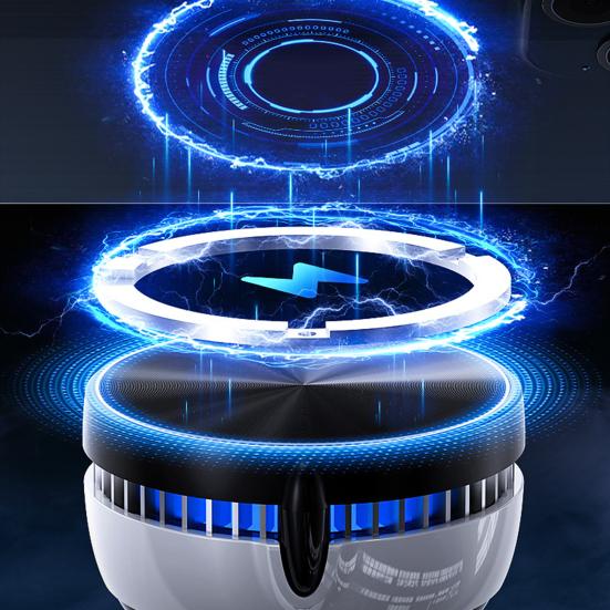 Охладитель для мобильного телефона, сильная 18 Вт, совместимая с магнитной адсорбцией, широко предотвращает падение, 3700PRM, алюминиевый перегрев автомобиля, беспроводная связь