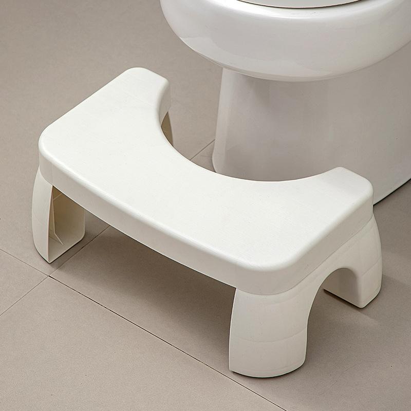 Toilet stool footstool squatting pit stool footstool toilet stool toilet stool toilet foot pedal shit artifact(Black combination)