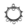 Аксессуары Детали Круглый Многодырочный Соединитель для Серег Свадебная Ювелирная Фурнитура ZA044