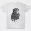 T Shirt Women Sweet Black Pug Harajuku Print Kawaii Tshirt Summer Short Sleeve Female T-Shirt Top Tee
