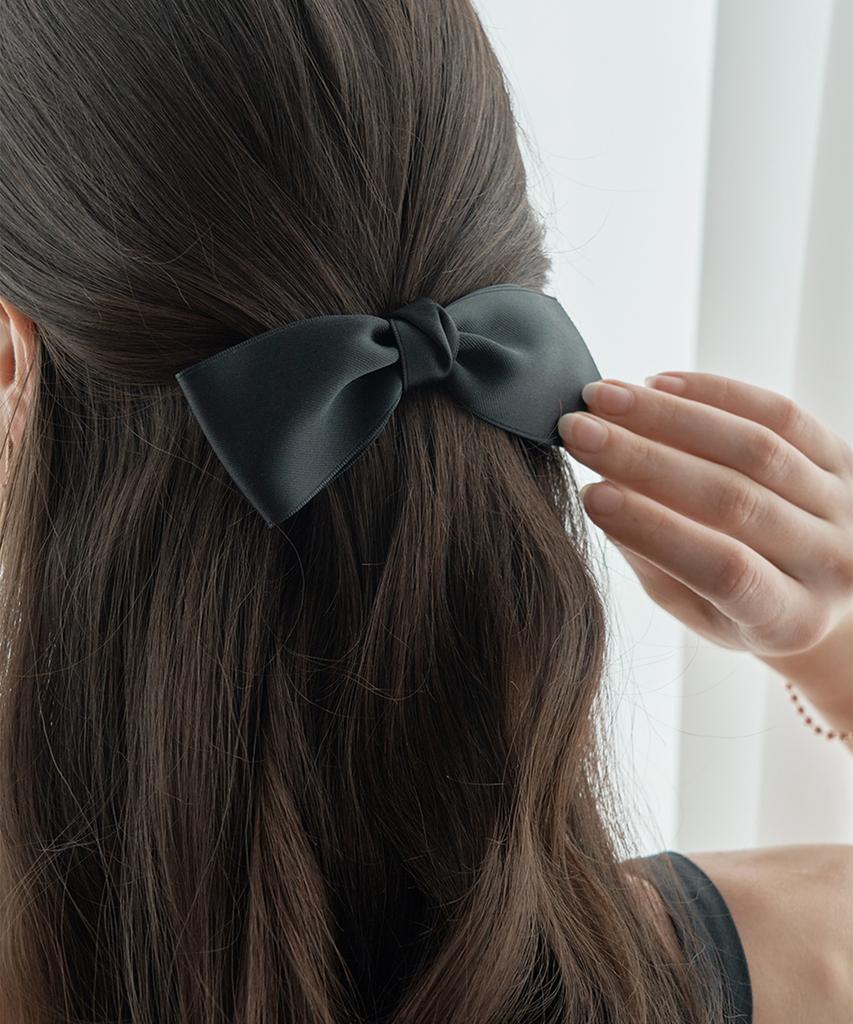 Заколка для волос Ellejewelry с черной лентой Elhp004