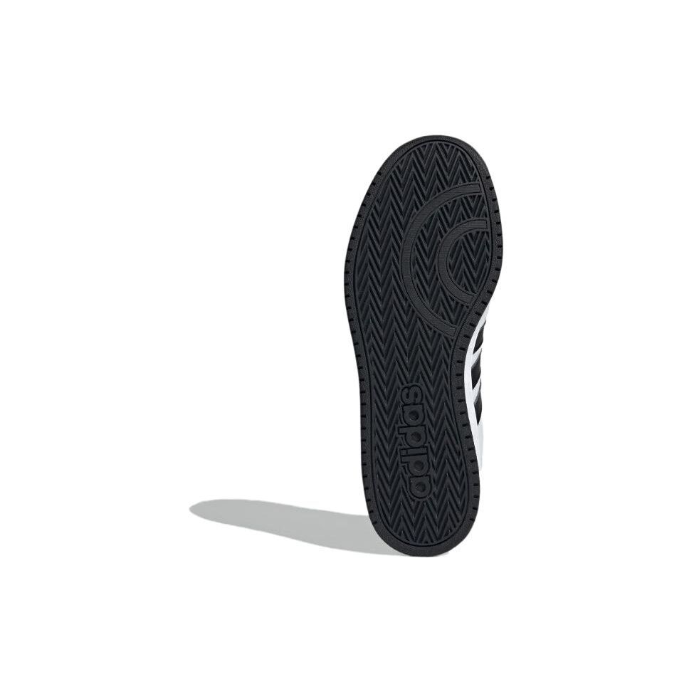 adidas Neo Hoops 2.0 Синтетическая кожа Универсальные Нескользящие Прочные Низкие Повседневные Кроссовки Унисекс Белый Черный JI2759