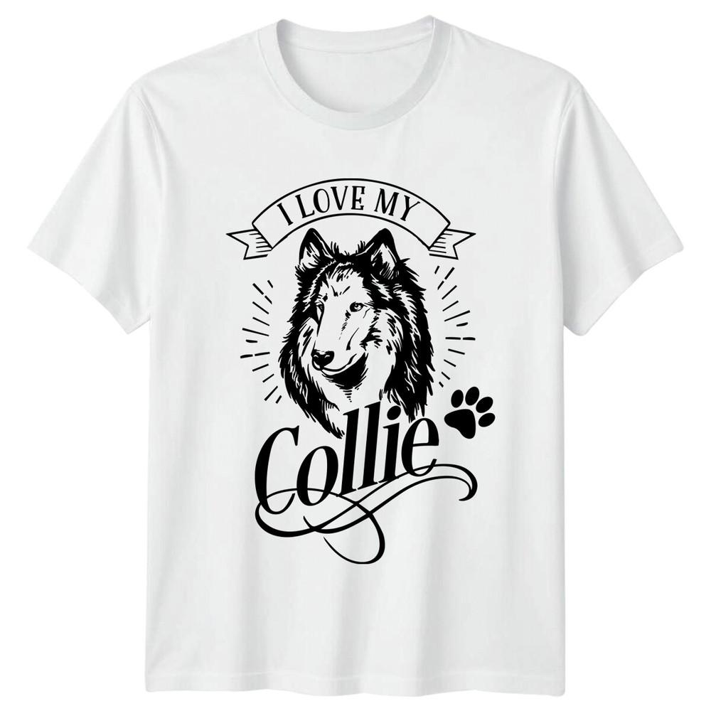 I Love My Collie Dog Breed Graphic TShirt