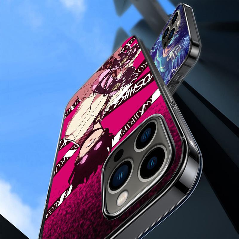 Чехол для телефона JoJo's Bizarre Adventure Для iPhone 17 Air 16 Pro Max 16E 15 + 14 Plus 11 12 13 Mini 7 8 SE Подарок Чехол с принтом Fundas 17