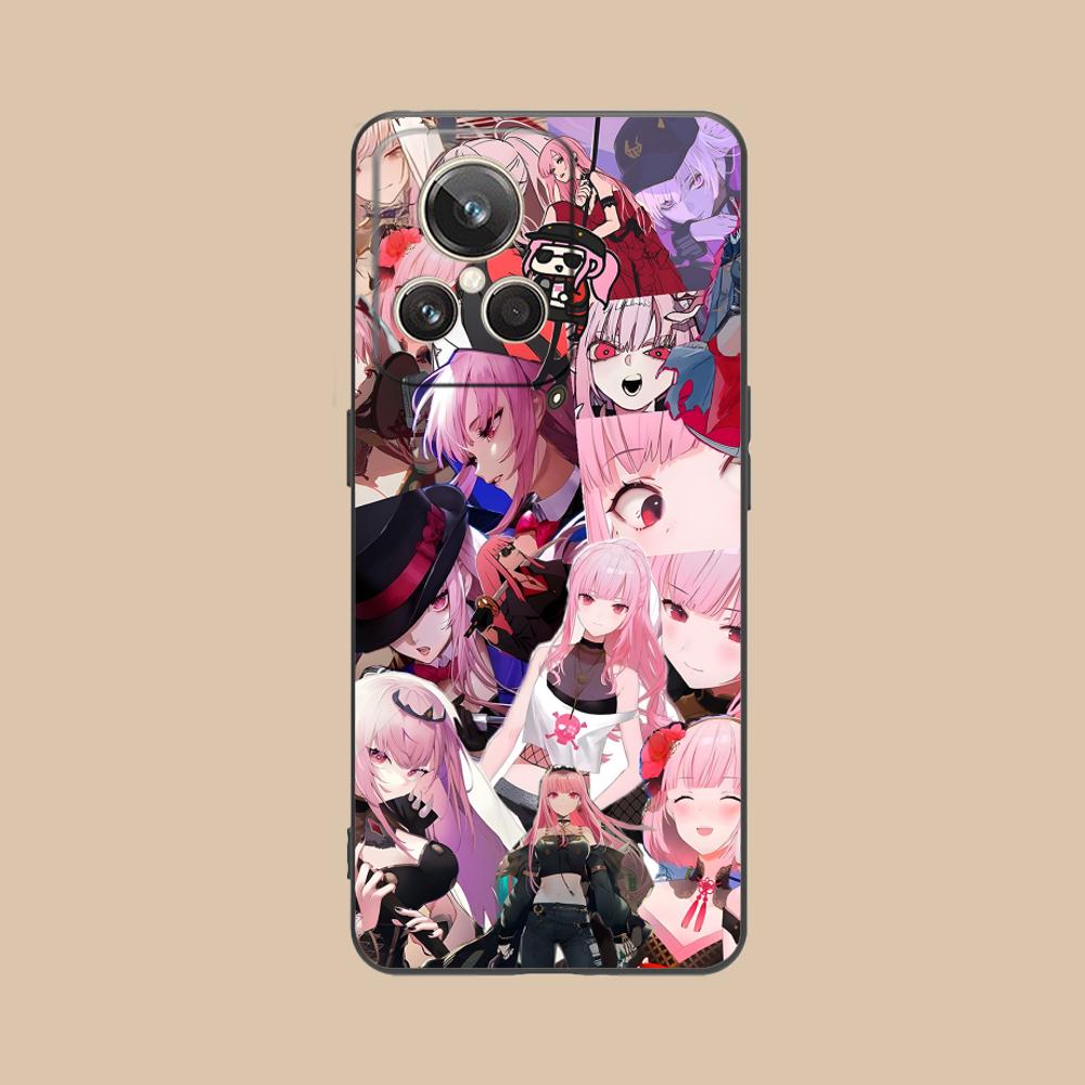 Матовый TPU чехол для мобильного телефона Holo Mori Calliope для Realme GT 8 Neo Pro C75 73 71 C67 65 C55 53 C35 31 C20 15 Цветная обложка