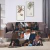 Jacob Elordi Flannel Blanket  Soft Warm Throw Blanket for Couch Bed Decorative Fluffy Bedspread Sofa Bed Cover