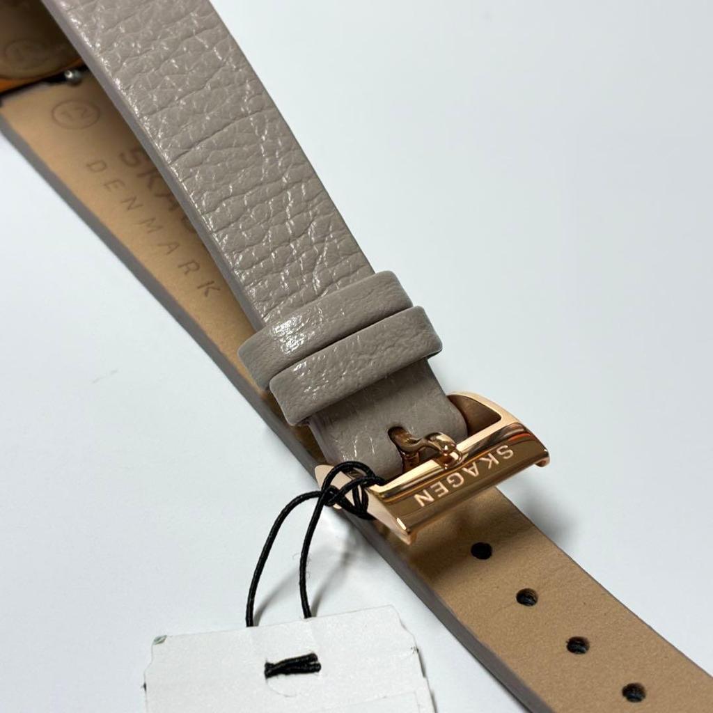 Б/у [Новые/FREJA] Часы SKAGEN SKW3005 с кожаным ремешком