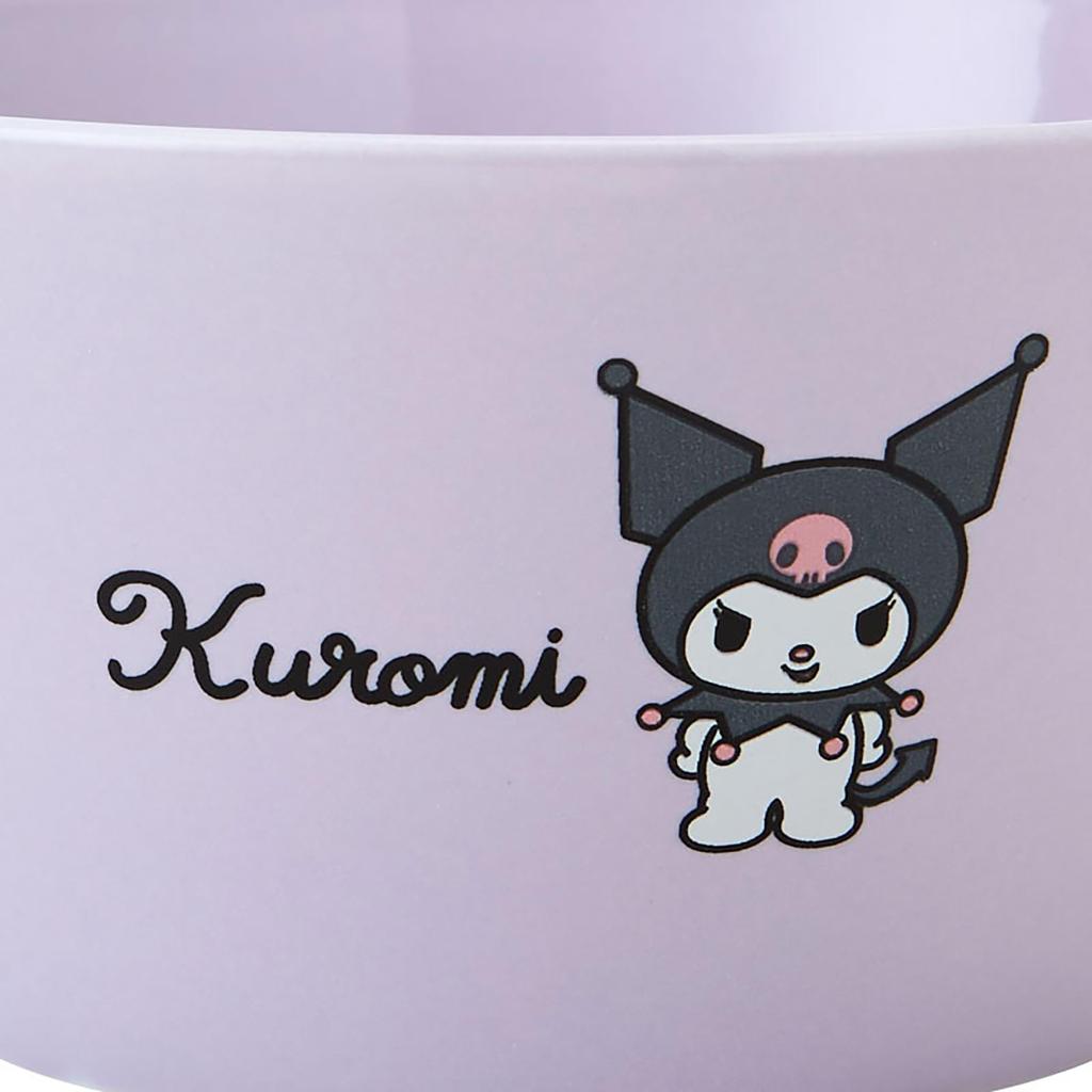 Sanrio Bowl Kuromi and Dish Dryer Safe Ceramic 190390 Microwave, Dishwasher,