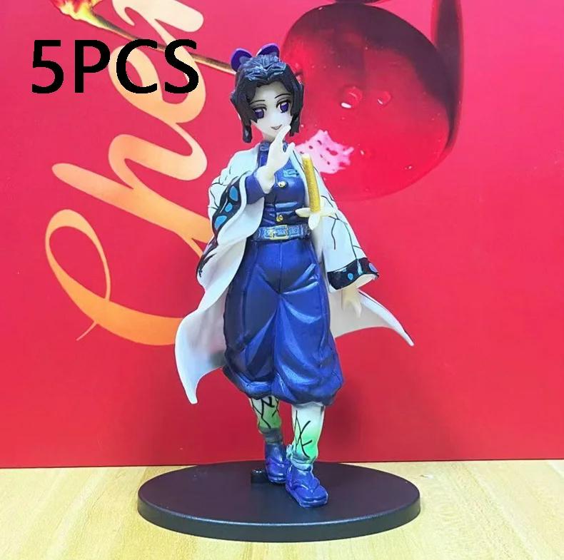 @Anime Demon Slayer Kimetsu no Yaiba Figure Kamado Tanjirou Action Figure Agatsuma Zenitsu Nezuko Warrior PVC Model Toys**