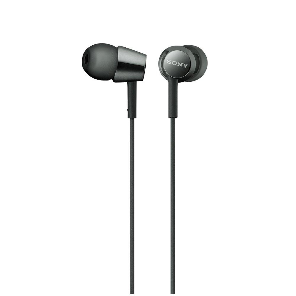 Sony Wired Earphones Black MDR-EX155 In-Ear Type,