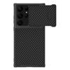 Nillkin Black Protective Case for Samsung Galaxy S23 Ultra - Camera Shielded Synthetic Fiber Cover