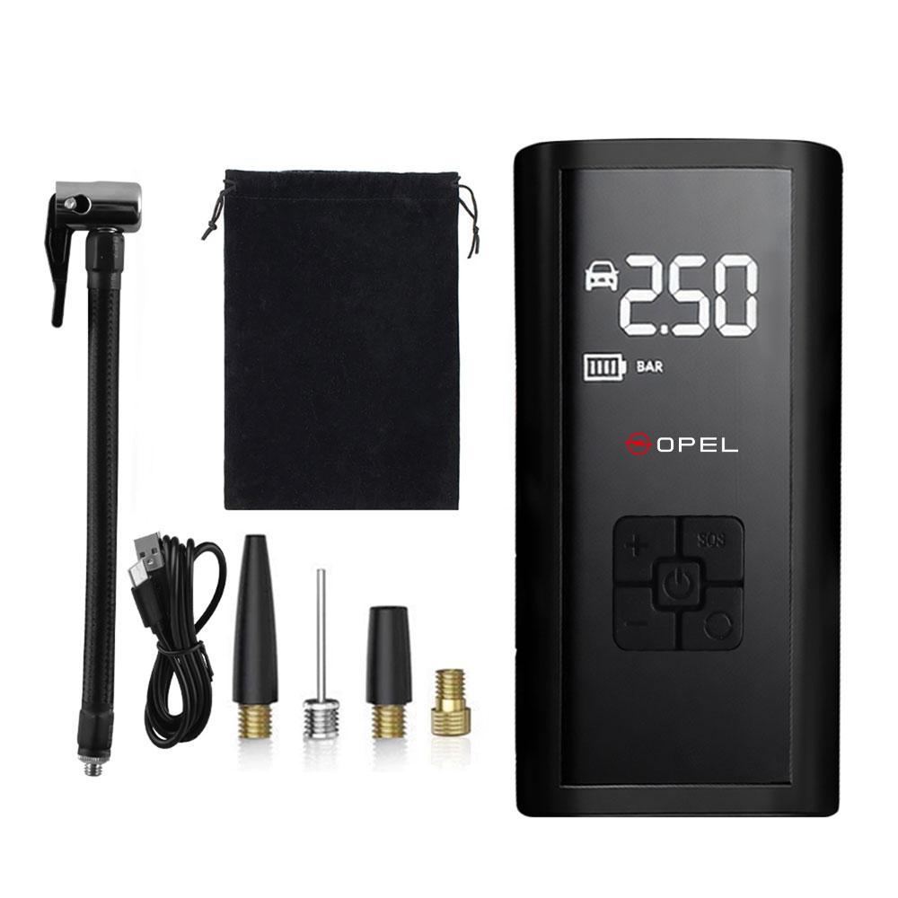 VSZA7 1Pcs Wireless Tire Inflator Air Compressor Portable Tire Pressure Gauge for Opel Astra H G Insignia Mokka Zafira Corsa Vauxhall