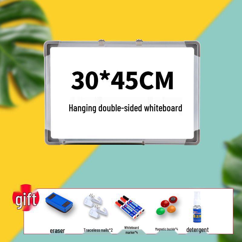 Большая мобильная настенная магнитная белая/черная доска