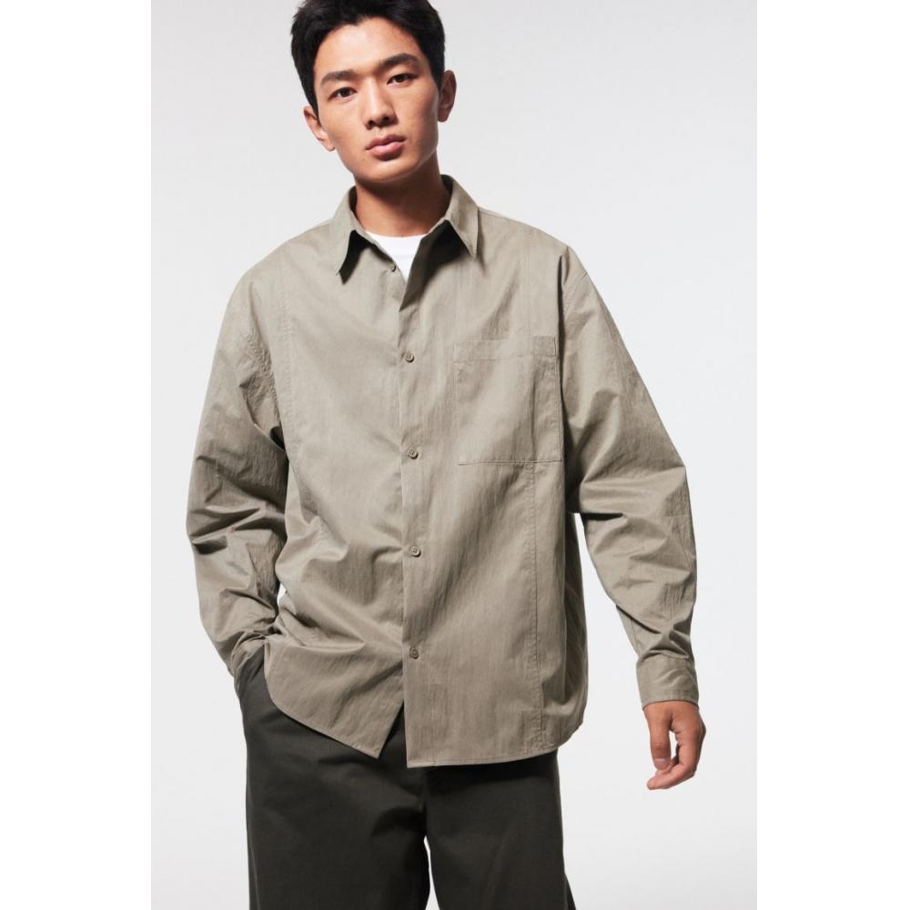 H M Loose Fit oversHirt kHaki Green
