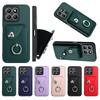 Accordion Folding Wallet Card Holder with RFID Shielding Material Phone Case Ring Holder Leather Case for Redmi Note13 Note12 Redmi 13C 12C 10C K60