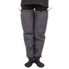 Боа для ног удлиненная с начесом для холодной зимы стеганая [iLeg] утеплители, подкладка, длина, подкладка, защита, использование, (древесный уголь)