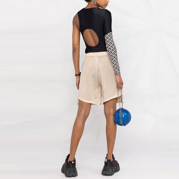 Y-3 FW21 Логотип Три Полоски Лоскутные Шорты Женские Шорты Хаки GT5303