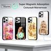 Чехол для телефона S-Sabrina C-Carpenter Singer для iPhone17,16,15,14,13,12,11 Plus,Pro Магнитный с Magsafe Беспроводная зарядка