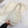 Small Design Straw Woven Bag Women New Summer High Grade Handbag Water Bucket Bag Westernized Beach Crossbody Bag