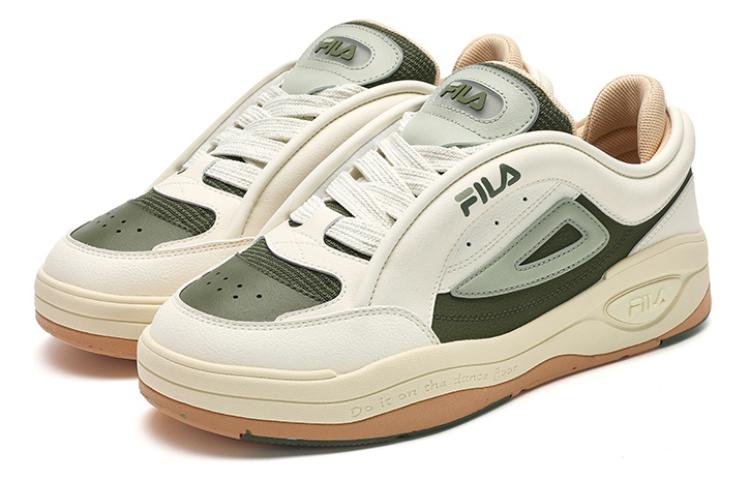 Men's Sneakers FILA MIX 2 Height Increasing Low top Skateboard Shoes Men's White Green