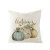 Home Thanksgiving Pumpkin Polyester Pillow Cover Home Sofa Pillow Cushion Cover