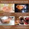 1-12 ШТ. Силиконовая форма для выпечки торта Антипригарные силиконовые формы для выпечки тортов для желе, желатина, брауни и хлеба Выдерживает температуру от -40℉ до 446℉