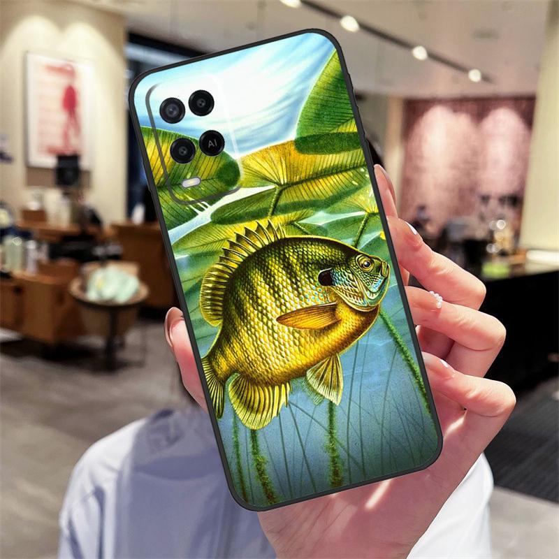 Рыболовный чехол для карпа для Oppo A94 A54 A40 A60 A80 A98 A78 A18 A38 A58 A16 A76 A96 A17 A77 A74 A57S A15 Чехол