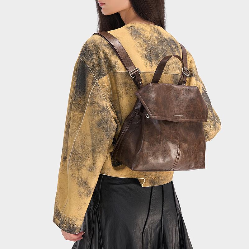 CHARLES & KEITH Ретро-рюкзак для commuters с узлом из веревки