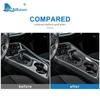 Real Soft Carbon Fiber Sticker for Dodge Challenger 2015 2016 2017 2018      Interior Car Gear Shift Panel