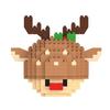 Nanoblock Face Shape Rudolph 354 Pieces (PCS)