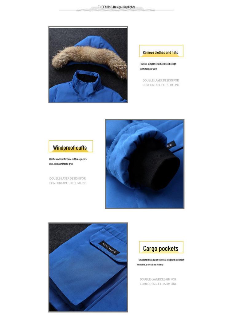 Экспедиционная зимняя пуховая куртка: Унисекс парка Модель 08 с белым утиным пухом из Канады.