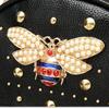 Women Bag Female Shoulder Bag Leather Backpack Bee Rivet Leather Handbags Leisure Travel Backpack