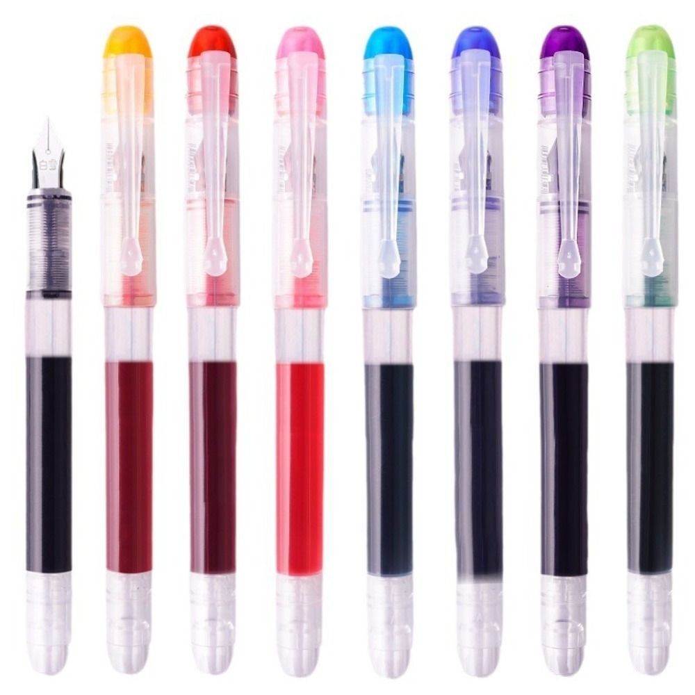 Перьевая ручка F-Nib Быстросохнущая прямая жидкая ручка Ручки с чернилами для письма Офисные принадлежности