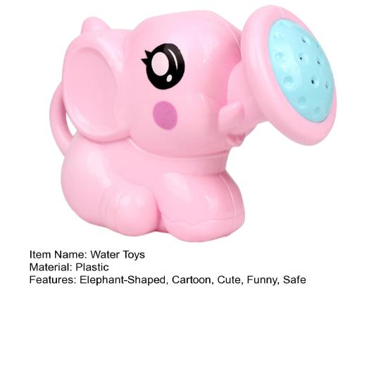 Elephant-Shaped Watering Can Bath Toys Kids Garden Water Can Children Sprayer Water Cans Cute Sprinkler Bath Cans for Boys Girls Toddlers