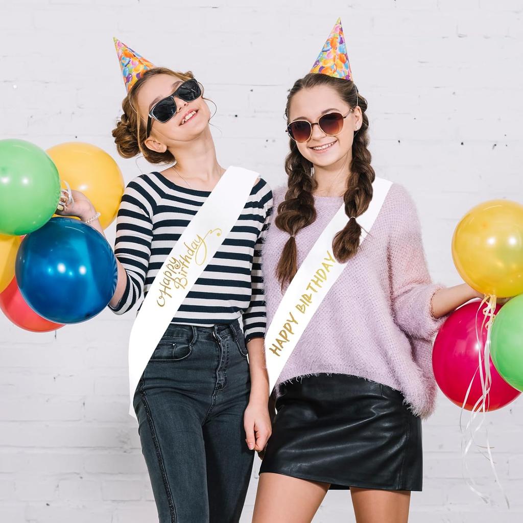 2 шт. Белая лента для конкурса красоты, однотонная, Белые атласные ленты для конкурсов, Однотонная белая лента, Пустые ленты для украшения, Лента для вечеринки своими руками