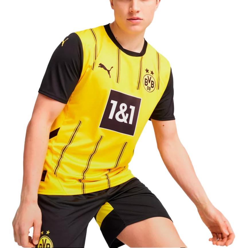 Men's PUMA Jersey Local Réplica Borussia Dortmund 24/25 Para Hombre