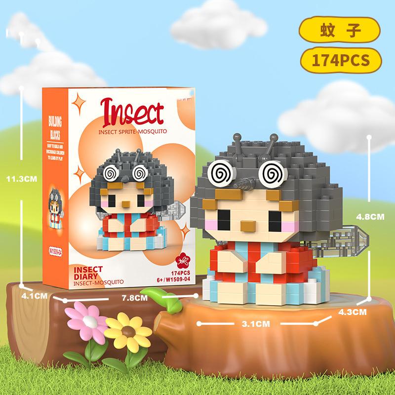 Animal Cat Bricks Constructor Set Micro Building Blocks Children Toy Adult Particle Building Block Dog Mini Toys Home Decoration