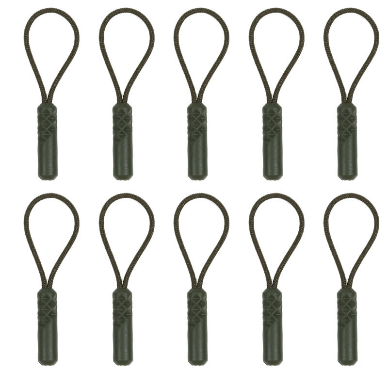 10 шт./набор из 10 цветных молний, съемник для крепления конца веревки, сменный зажим для сломанной пряжки, фиксатор молнии для чемодана, палатки, рюкзака