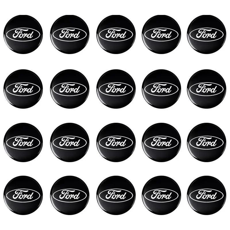 New 2026 Car Sticker 2/5/10pcs Car Key Shell Remote Case Cover Aluminum Emblem Symbol Sticker For Ford Focus Mk2 Party Mk3 Range