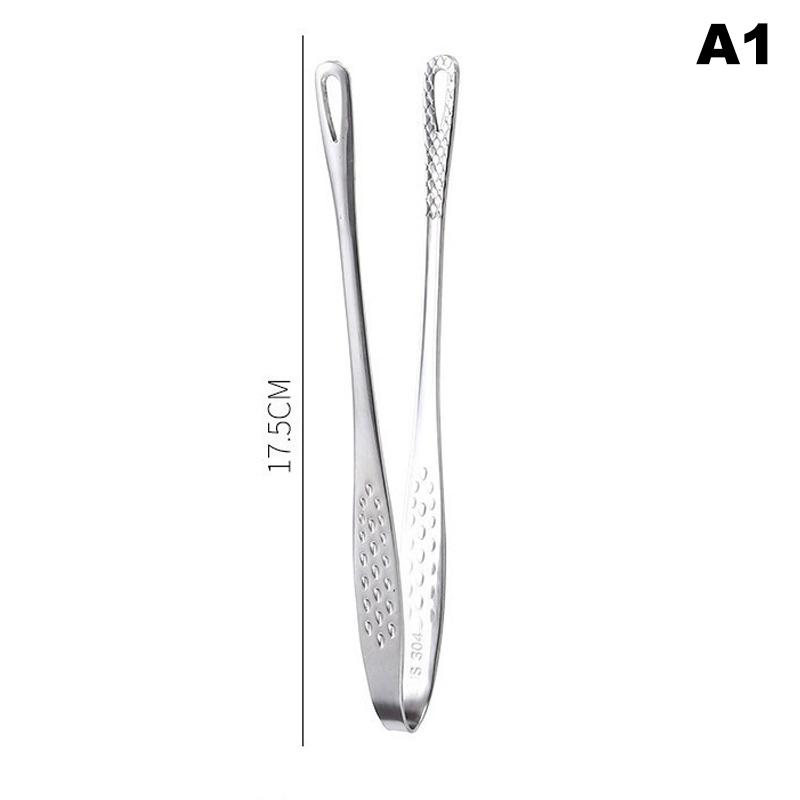 Зажим для барбекю из нержавеющей стали, кухонные щипцы для еды, переносной пинцет для барбекю, сервировочный зажим для шведского стола, приготовление картофеля фри, кухонный инструмент