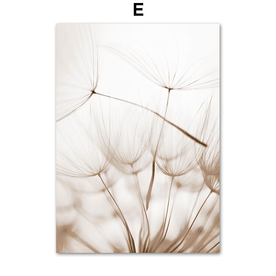 Пляжная прогулка для девочек, весенний цветок, одуванчик, тростниковые птицы, плакат на скандинавскую тему, настенный художественный принт, холст, картина, Декор, картинки для гостиной