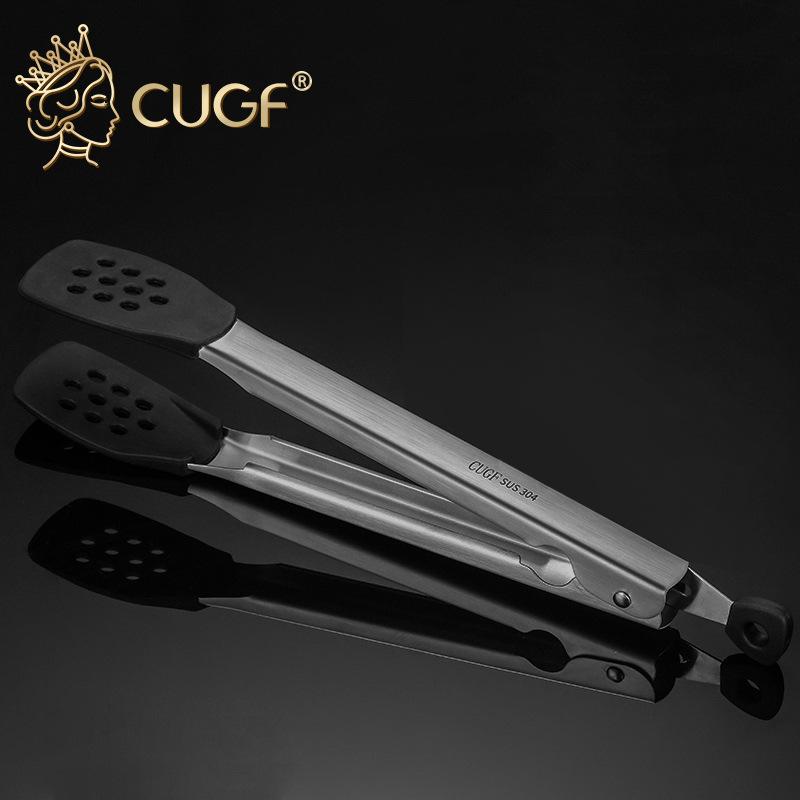 1 шт. 304 силиконовый зажим для стейка из нержавеющей стали, зажим для барбекю, зажим для еды, зажим для барбекю, зажим для еды, зажим для хлеба