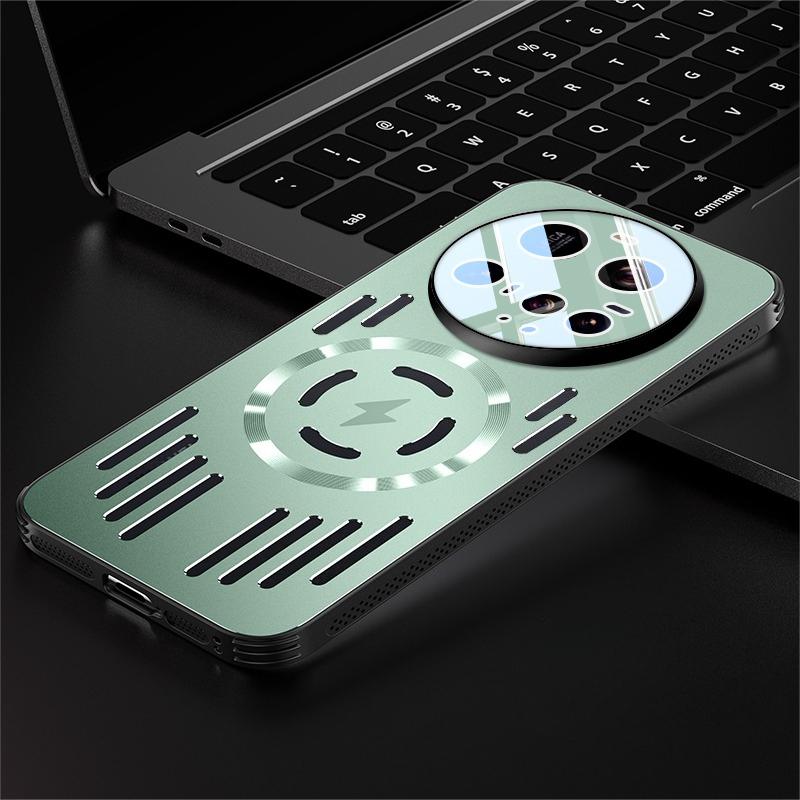 Metal Heat Dissipation Magnetic Case for Xiaomi 15 Ultra 15Pro Mi 14 Pro 13 Pro Shockproof Aluminium alloy Bumper Hard Cover