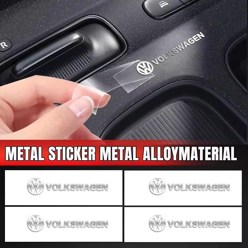 RUNTB1 Car metal creative stickers For VW Volkwagen GOLF Touran TSI TDI Beetle Scirocco Bora MK4 MK6 MK5 MK7 GTI Touareg Polo Jetta
