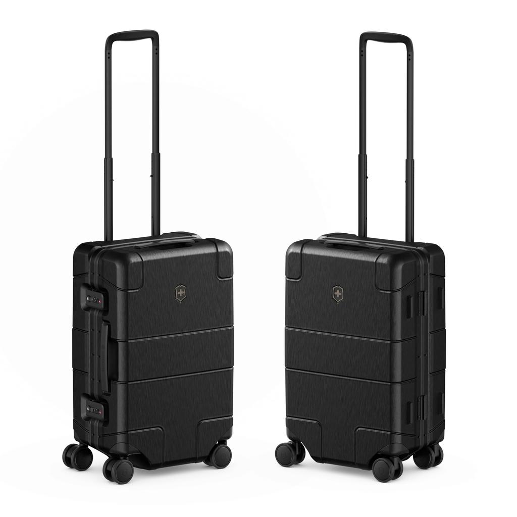 Victorinox Frequent Flyer Durable Aluminum Frame and Tough Polycarbonate with Hard Business Business International TSA Dual Black Lexicon-Frame