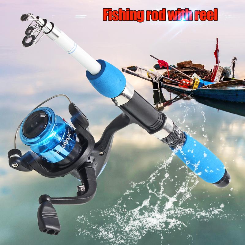 Набор удочек и спиннинговых катушек, мини-детская удочка из углеродного волокна, комбинированная удочка для карпа и баса