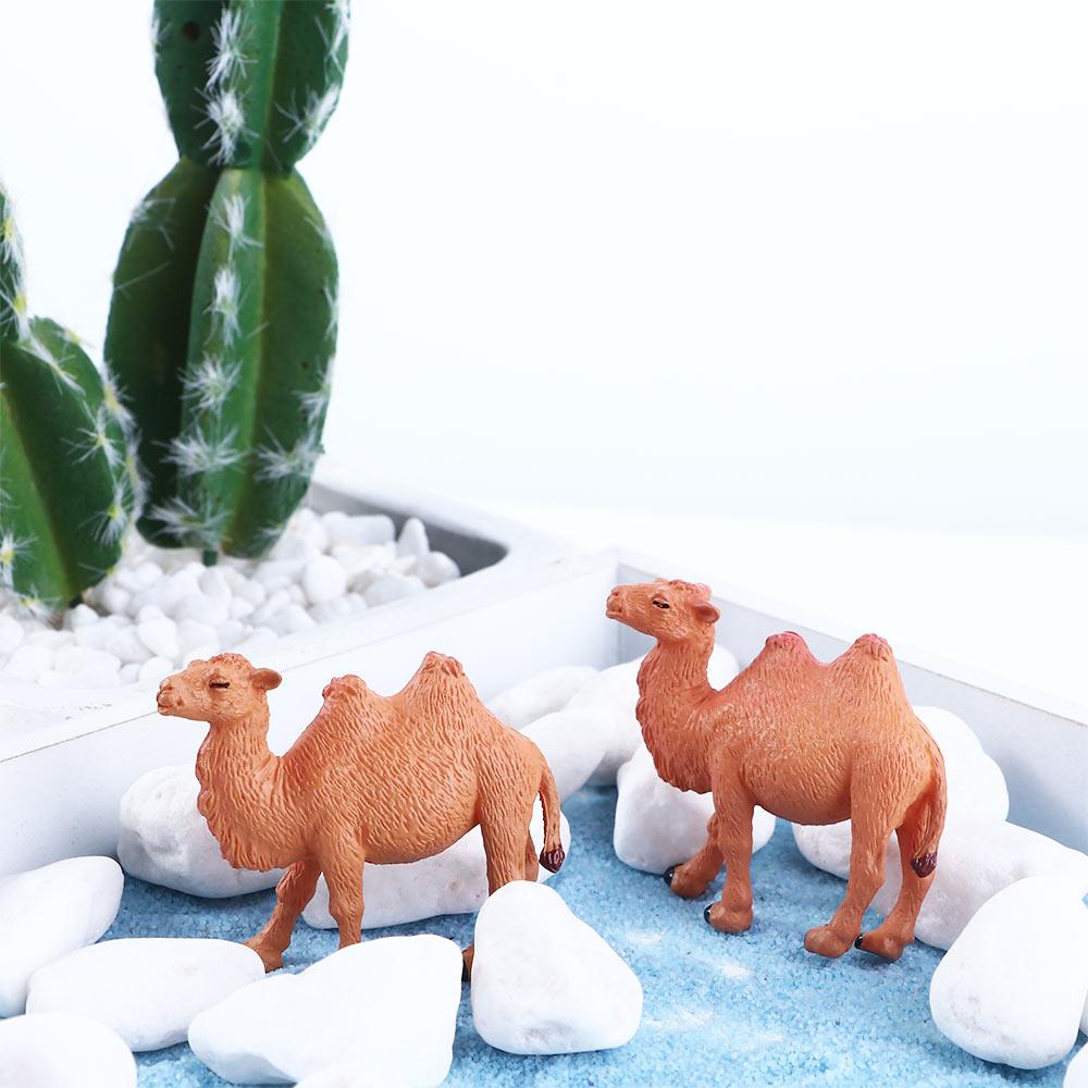 Desert Craft Camel Model Glass Decor Miniature Home Decoration Fairy Garden Figurines
