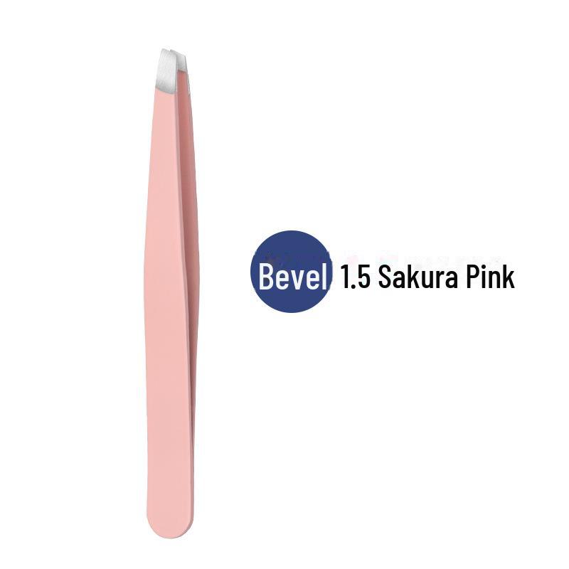 Пинцет для бровей из нержавеющей стали толщиной 1,2 мм со скошенной кромкой для точного удаления волос