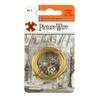 X Brass Picture Wire No 3 Solid 3m Blister Pack
